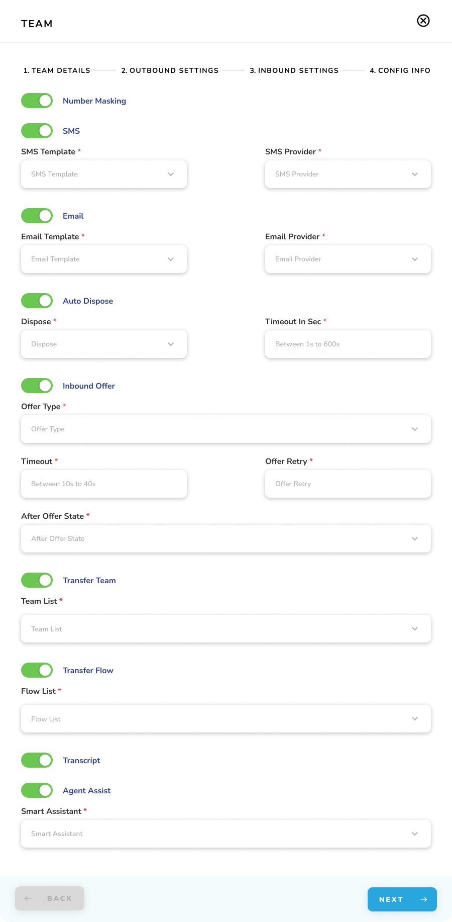 Teams - Edit Team - Step 4 Popup